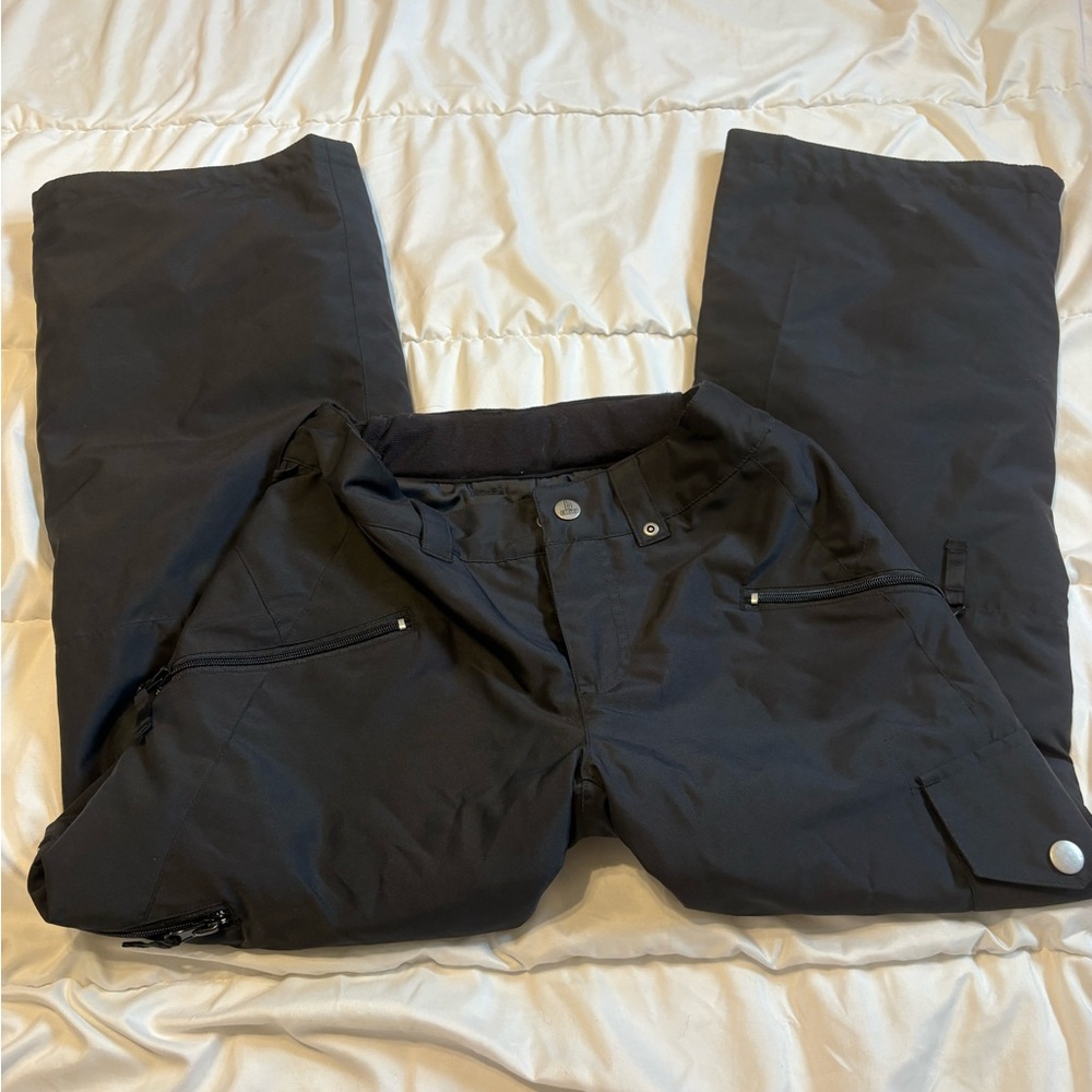 Ski Pants Men's Classic Black Cargo Pants